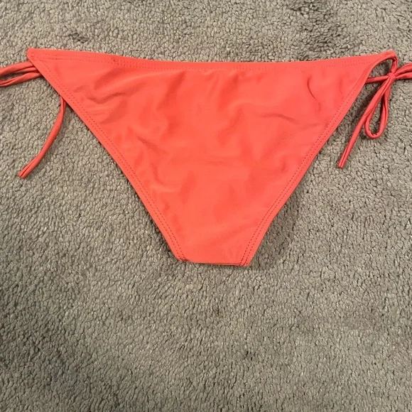 Coral Tie-Side Bikini Bottom - Picture 3 of 5